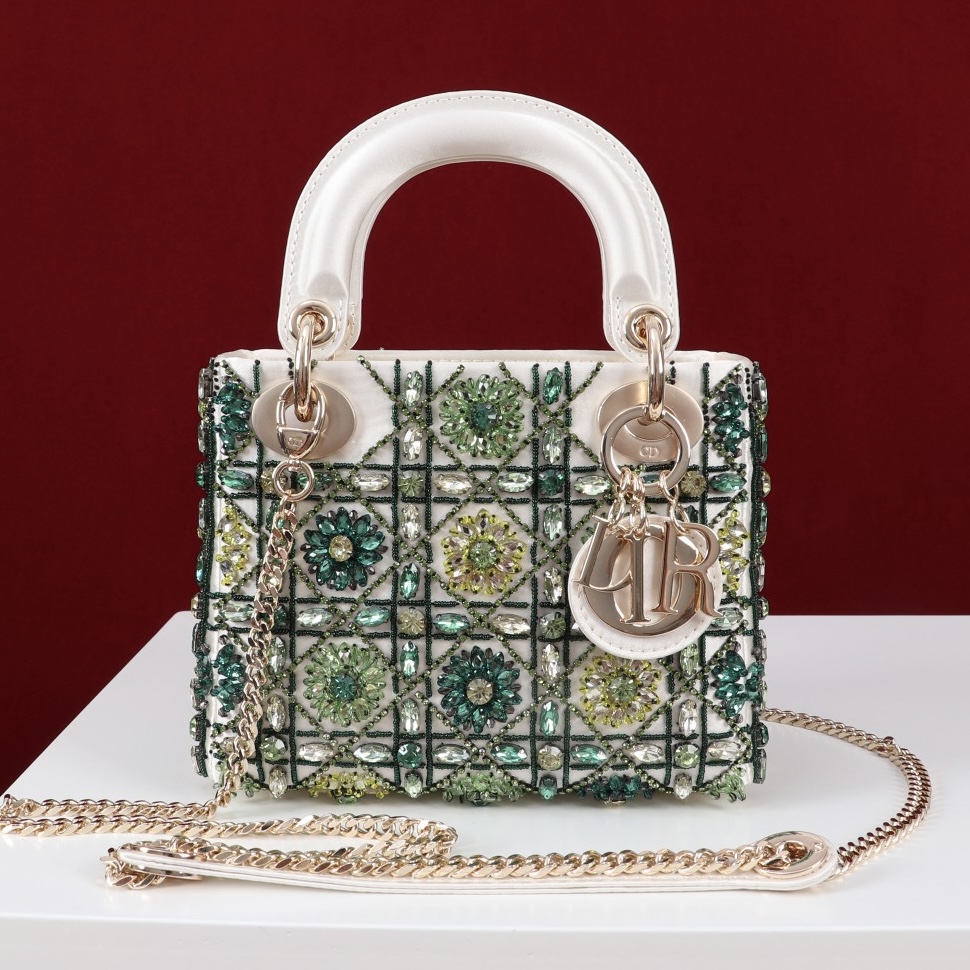 DIOR lady dior-tas Flower Cannages Calfskin - image 2