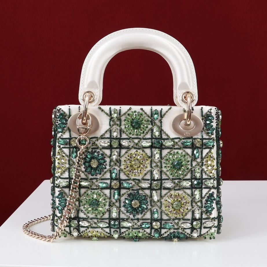 DIOR lady dior-tas Flower Cannages Calfskin - image 4