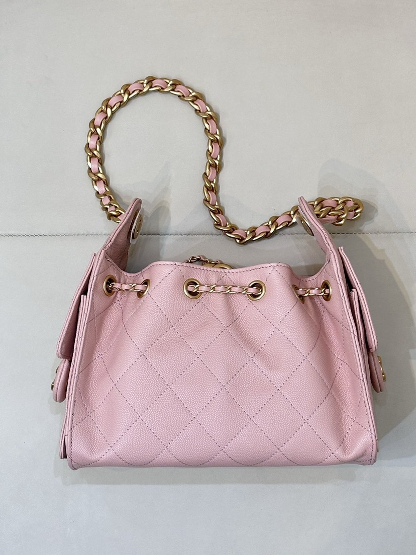 CHANEL 25bag Calfskin Sakura Pink MINI - image 3
