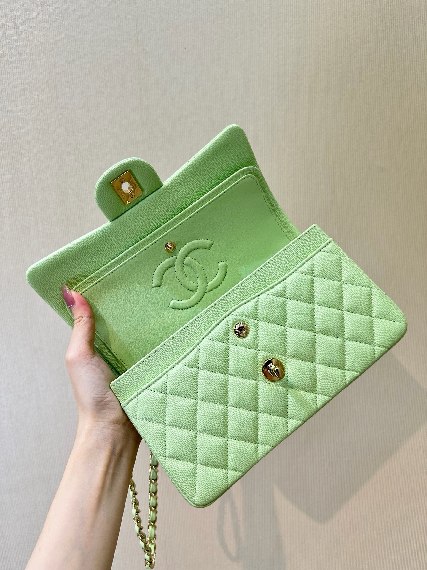 CHANEL Classic Flap Small Caviar Leather - image 6