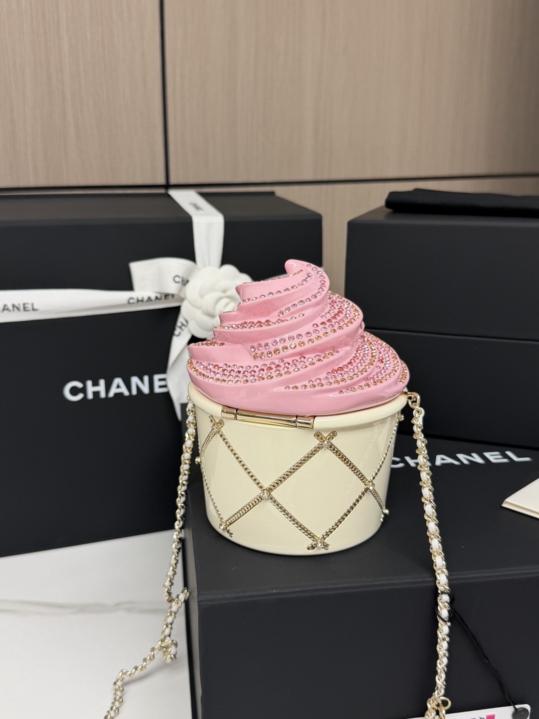 CHANEL 26C Ice Cream Minaudiere - image 3
