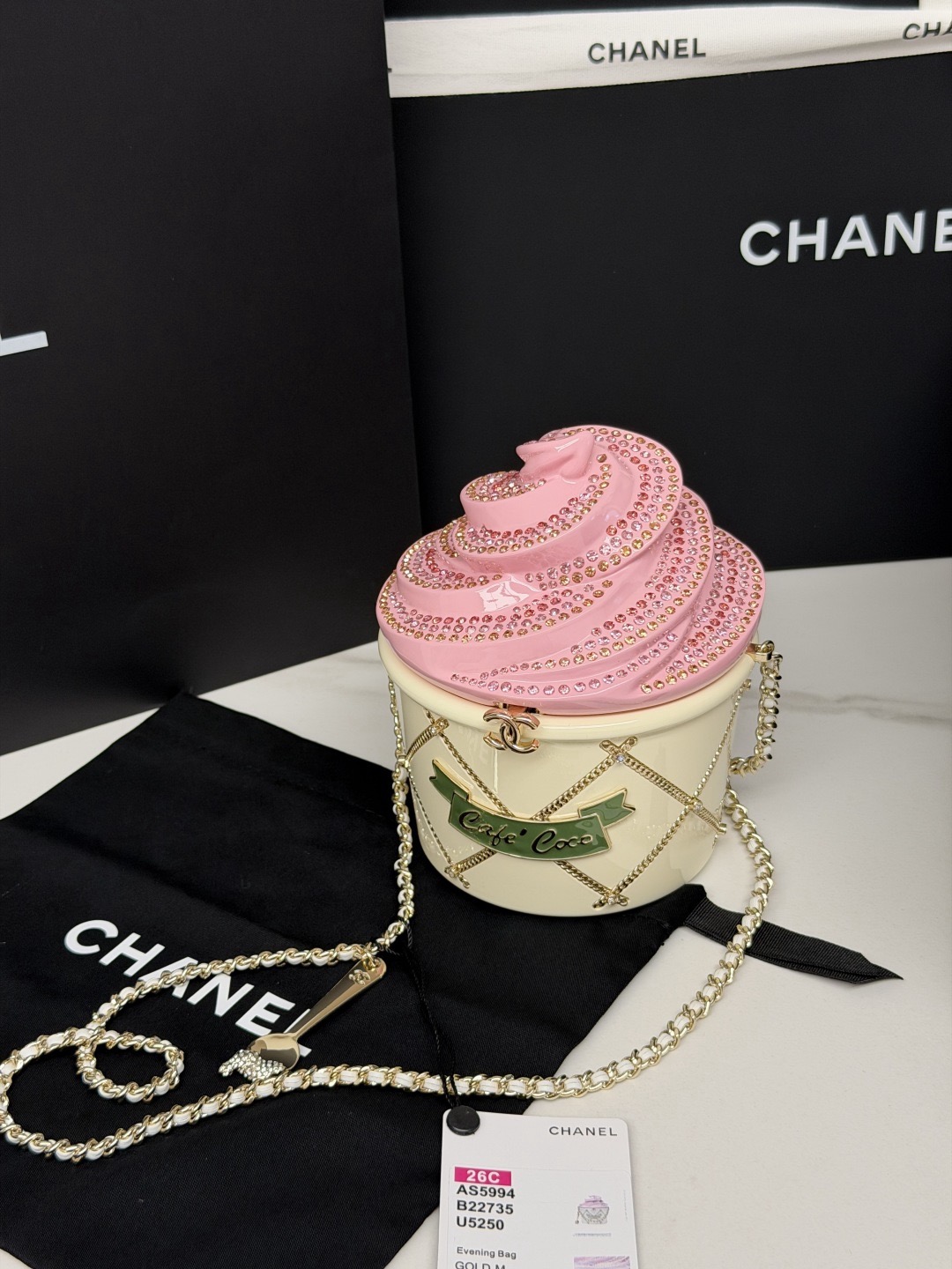 CHANEL 26C Ice Cream Minaudiere - image 4