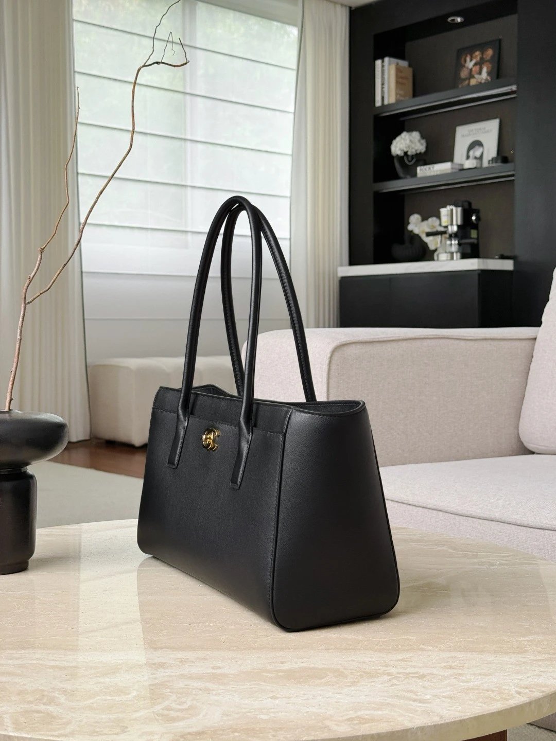 CHANEL Small Shopping Bag Calfskin - image 4