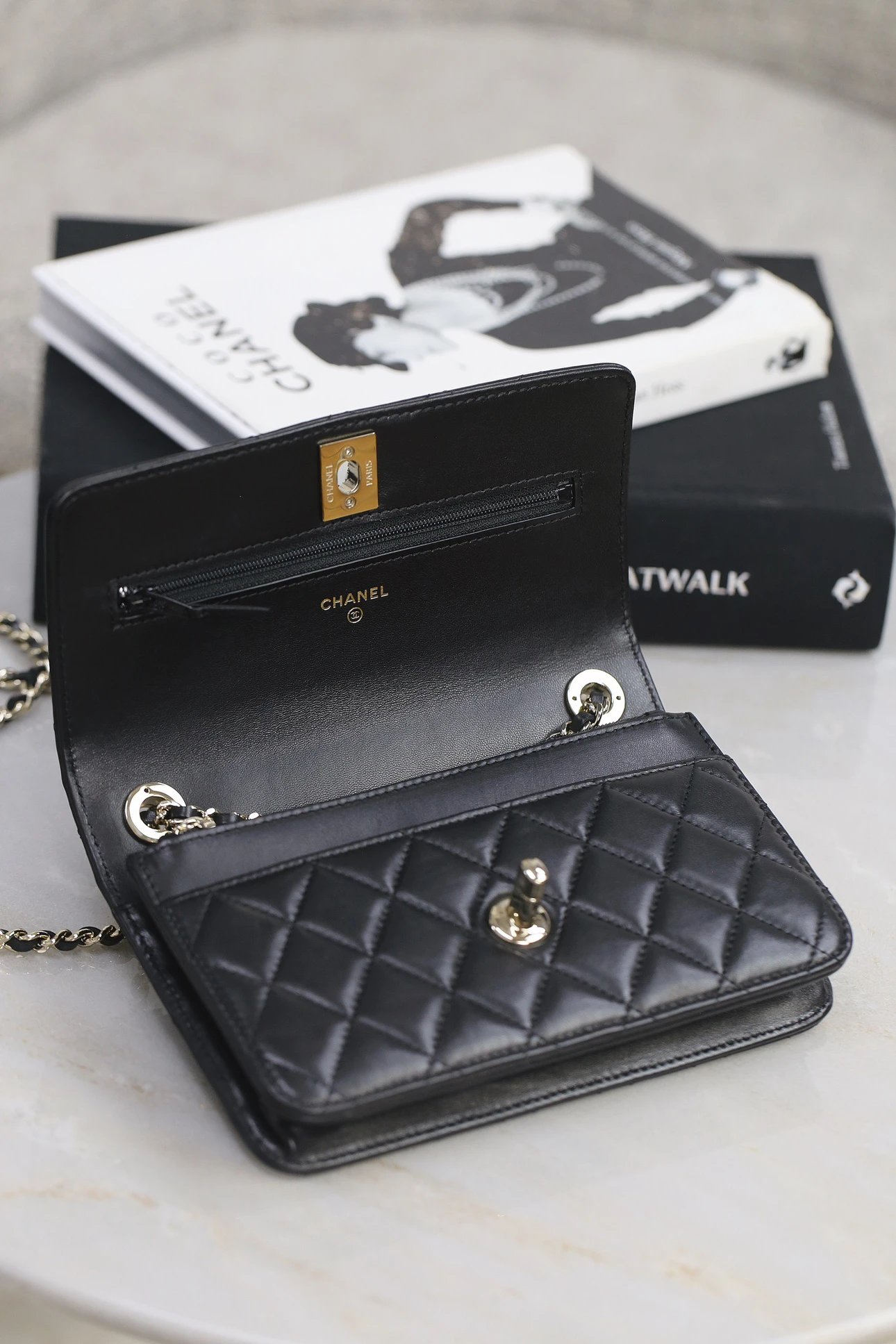 CHANEL 25S Lambskin & Crystal WOC - image 6