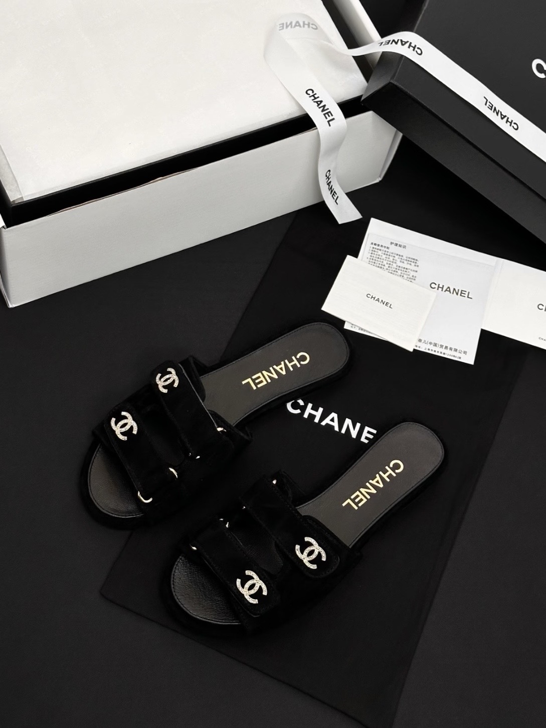 CHANEL Mules Suede Kidskin - image 3