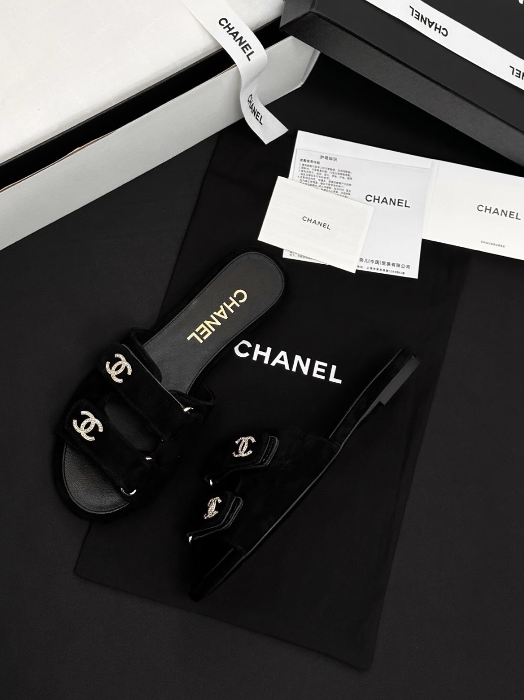 CHANEL Mules Suede Kidskin - image 4