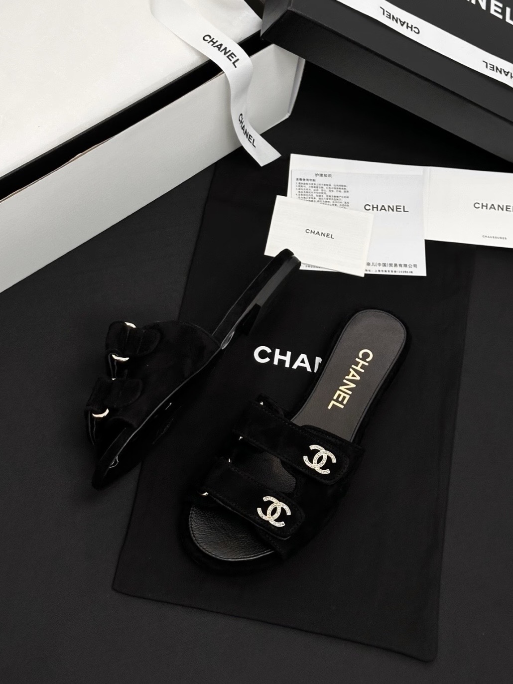 CHANEL Mules Suede Kidskin - image 5