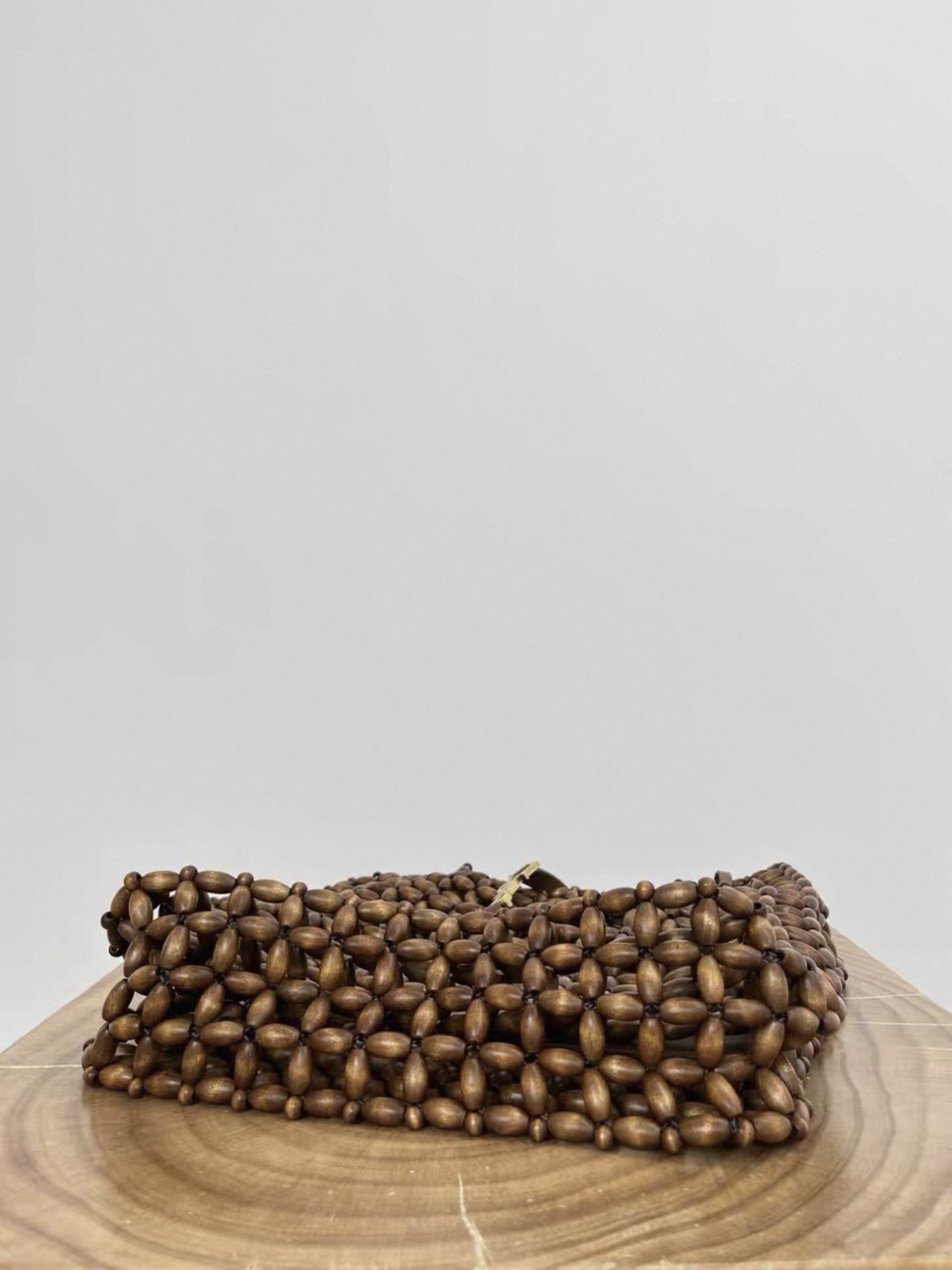 YSL Le 5 À 7 Beaded Bag Light Wood - image 5