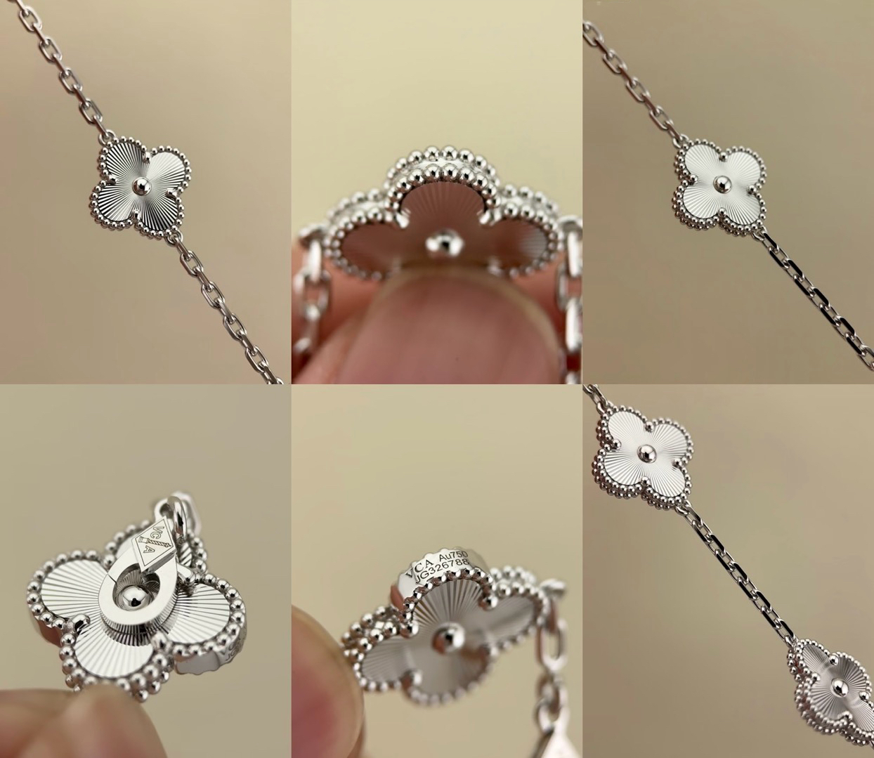 VCA Vintage Alhambra pendant- Perlée - image 4