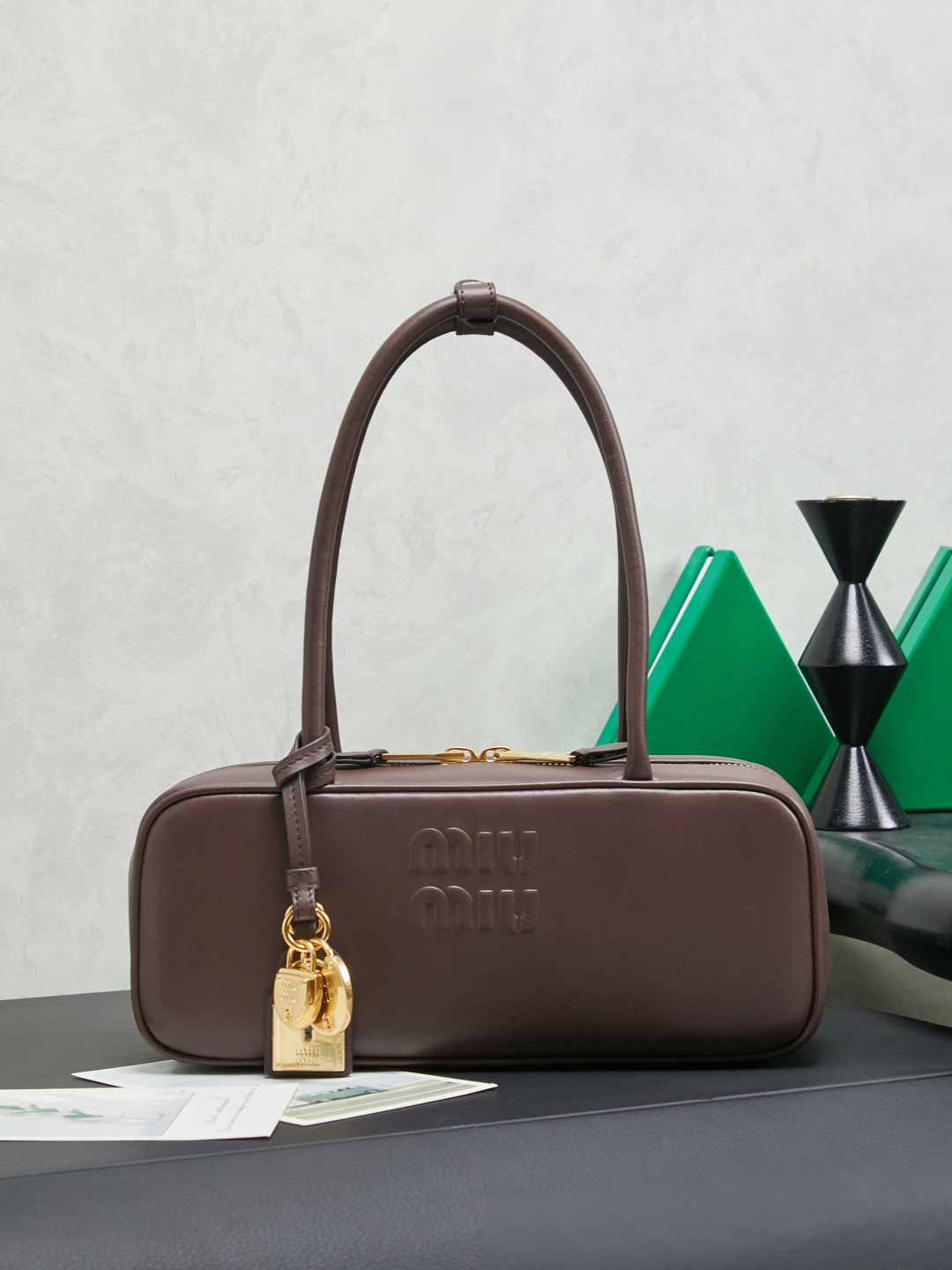 MIUMIU Beau nappa leather bag - image 2