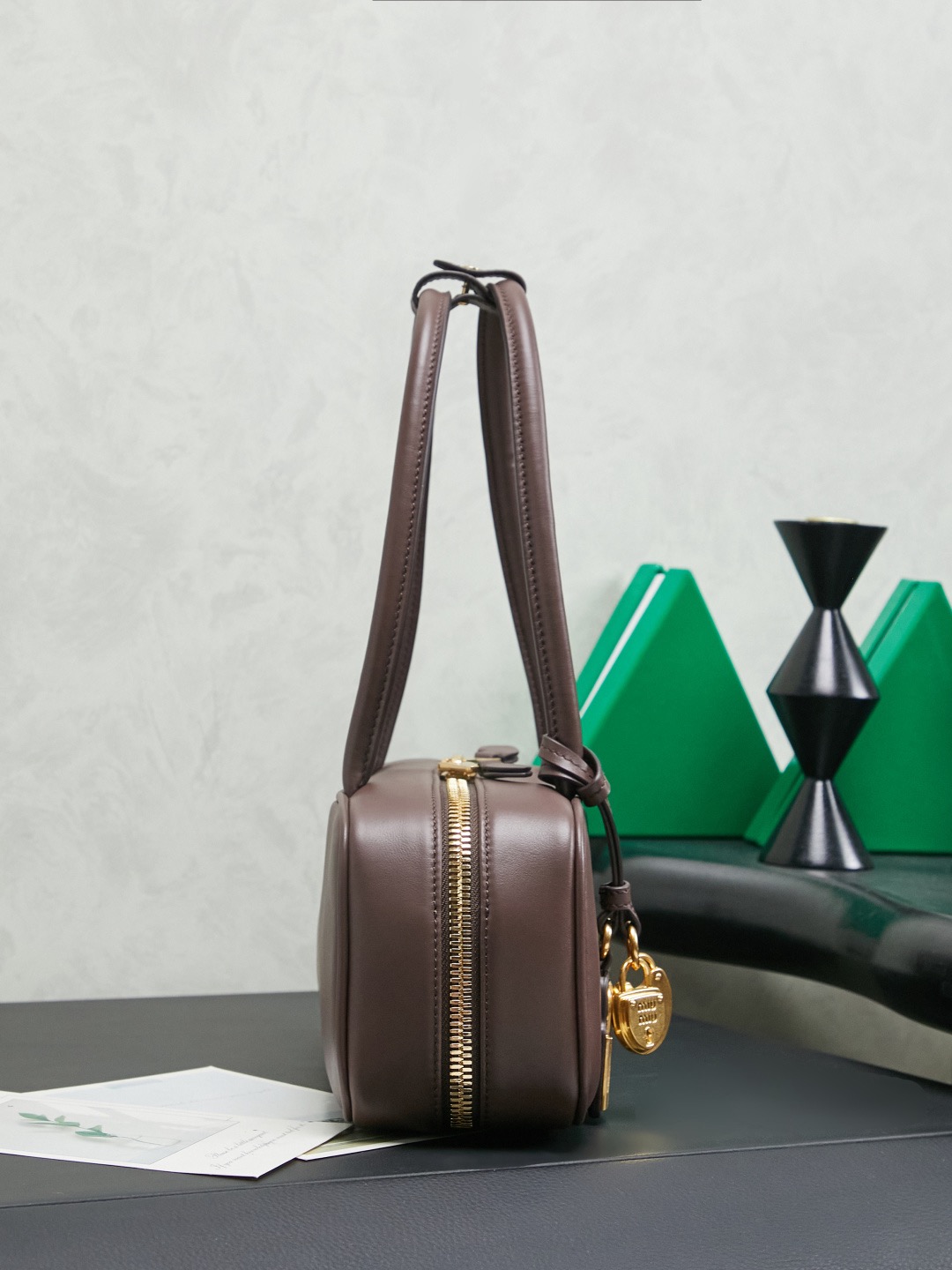 MIUMIU Beau nappa leather bag - image 4