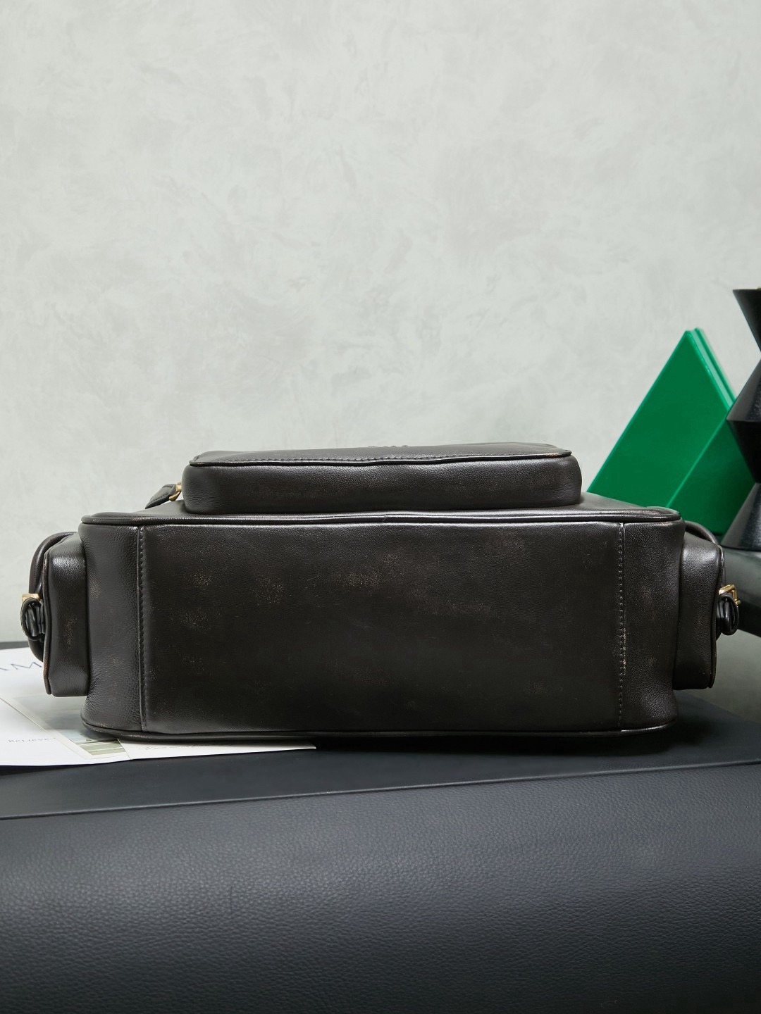 MIUMIU Pocket nappa leather top-handle bag - image 5