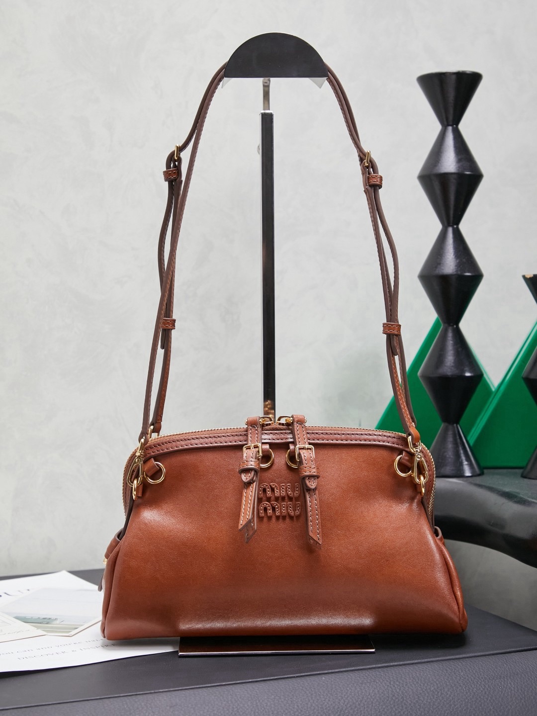 MIUMIU Caprice leather clutch - image 2