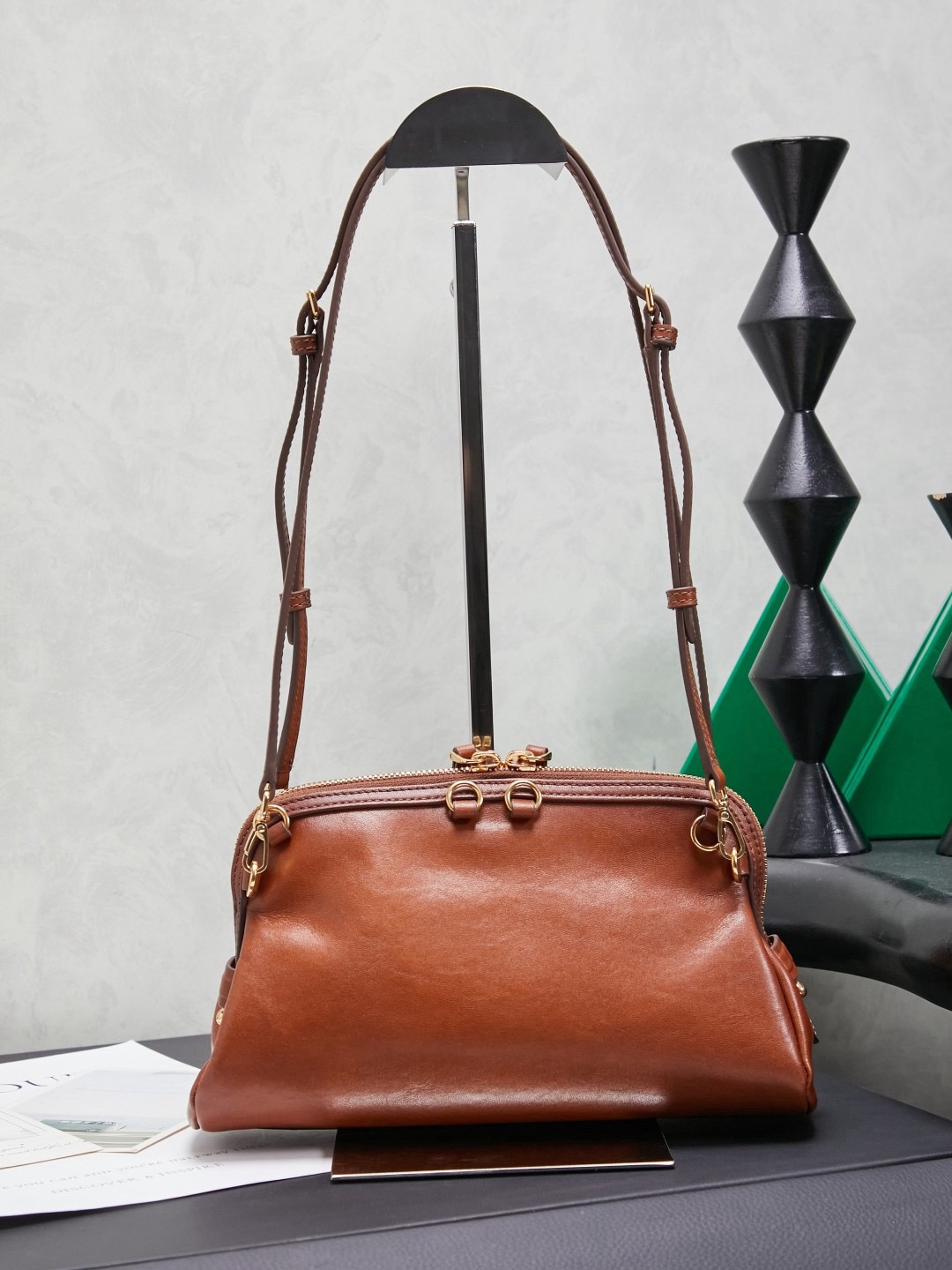 MIUMIU Caprice leather clutch - image 3