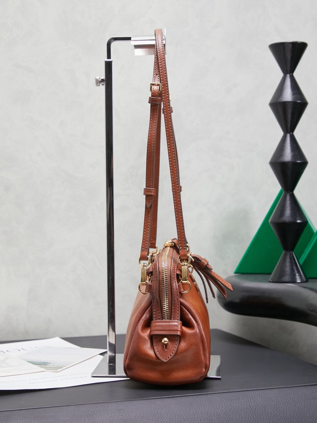 MIUMIU Caprice leather clutch - image 4