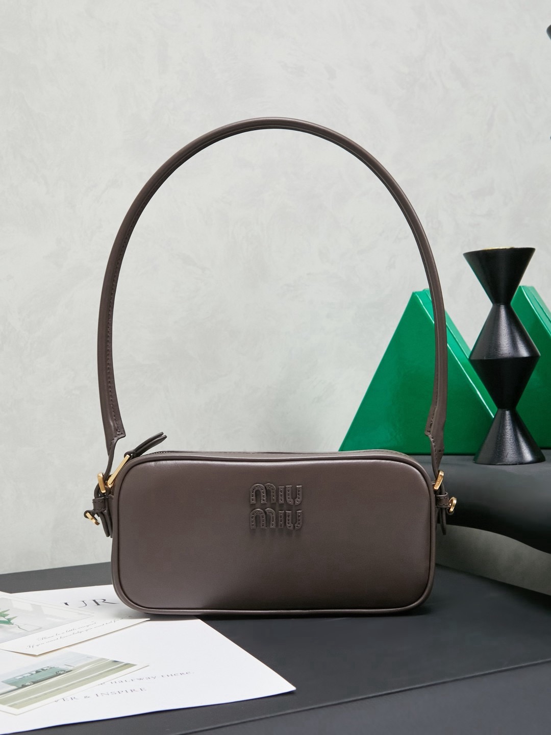 MIUMIU Leather pouch - image 2
