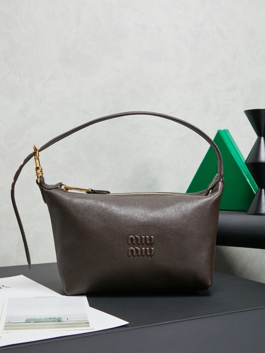 MIUMIU Nappa leather pouch - image 2
