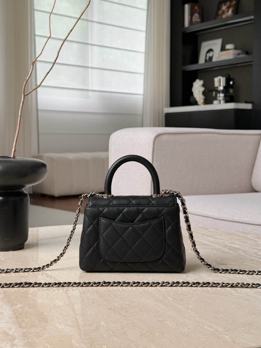 CHANEL Mirco Cocohandle Grained Calfskin - image 3