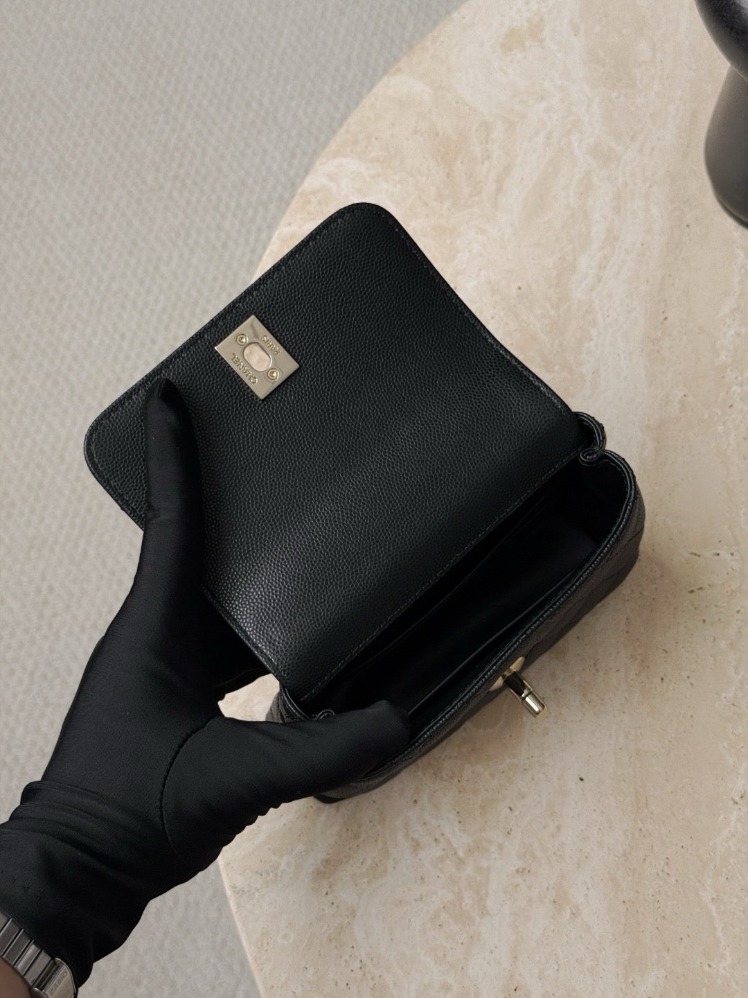 CHANEL Mirco Cocohandle Grained Calfskin - image 6