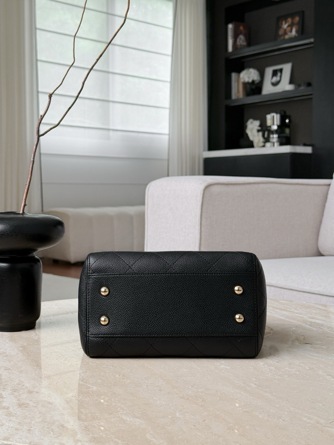 CHANEL Small Shopping Bag Grained Calfskin - image 5