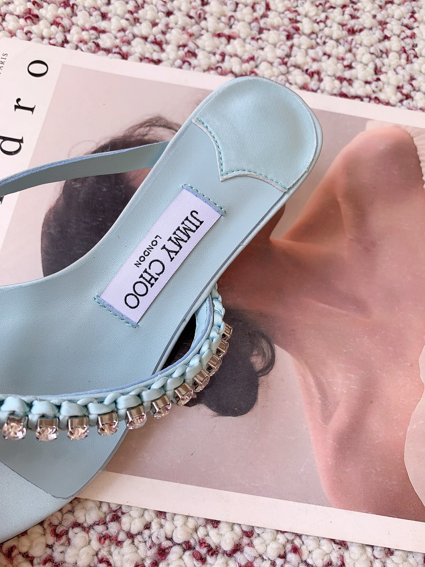 JIMMY CHOO Crystal-Embellished Heeled Mules - image 6