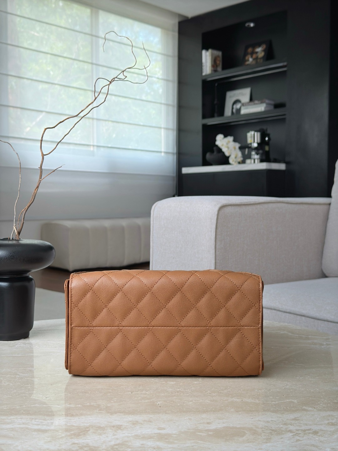 CHANEL 25Bag Caviar leather In Caramel - image 5