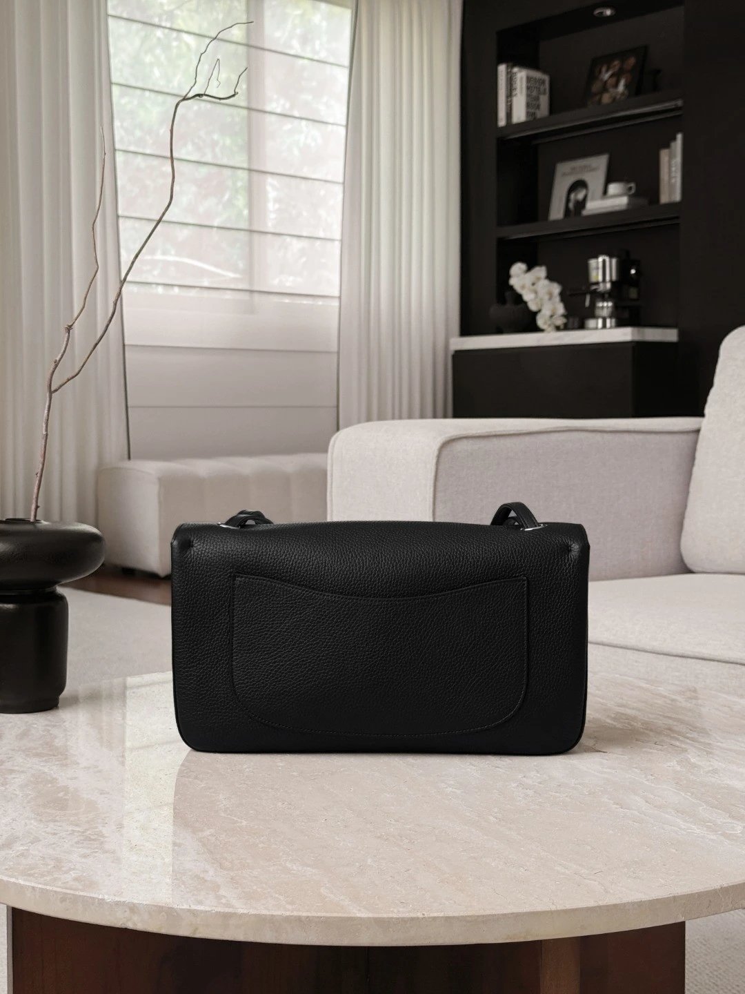 CHANEL Maxi Flap Bag Grained Calfskin In Black - image 3