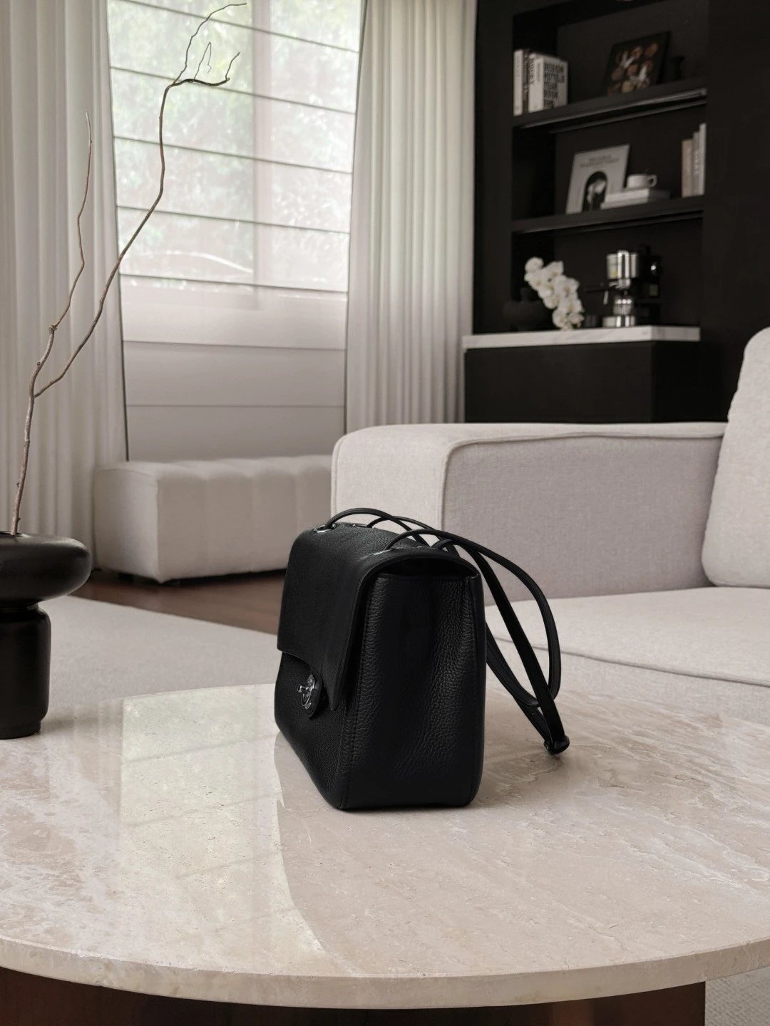 CHANEL Maxi Flap Bag Grained Calfskin In Black - image 4