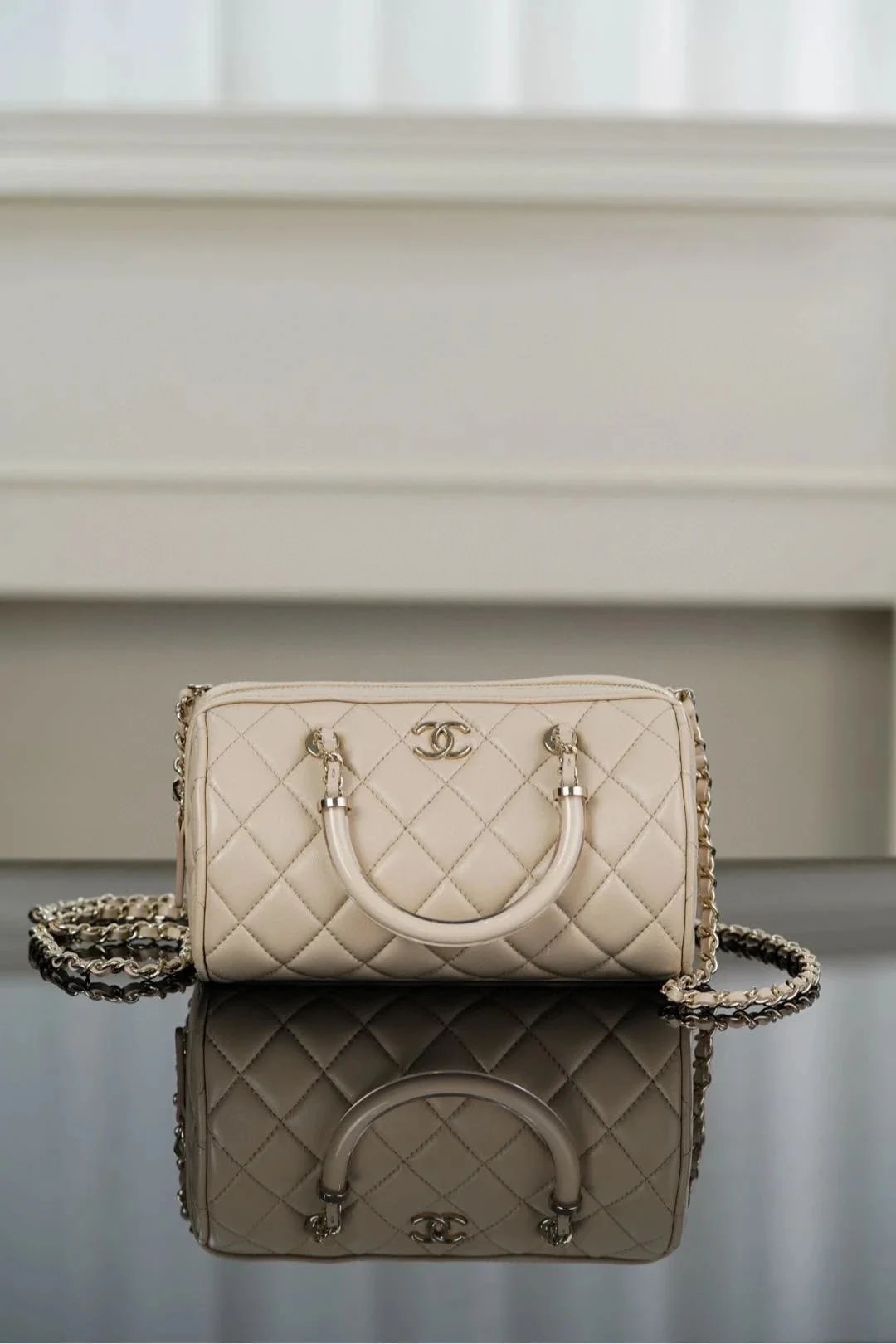 CHANEL Mini Boston Bag - image 2