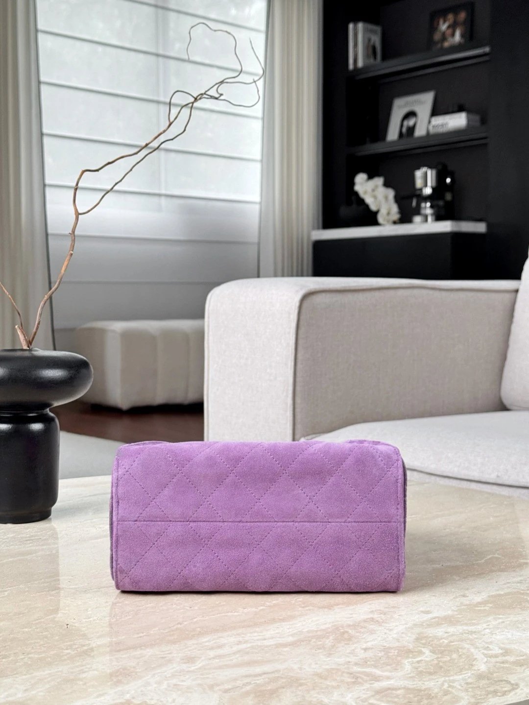 CHANEL 26C MINI Hobobag Suede - image 5