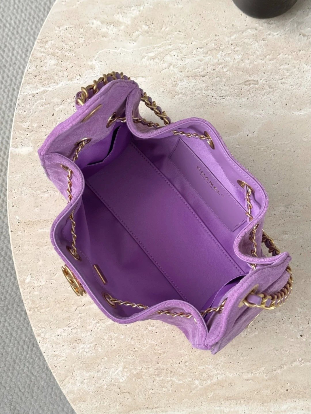 CHANEL 26C MINI Hobobag Suede - image 6