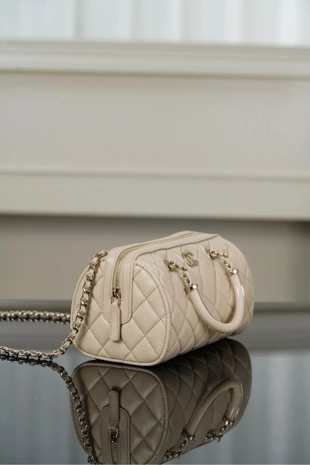 CHANEL Mini Boston Bag - image 4