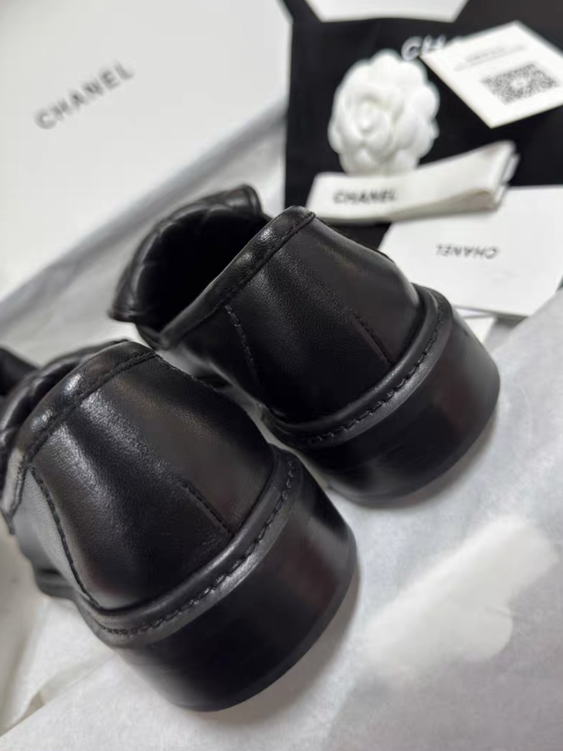 CHANEL Lambskin Quilted CC Turnlock Loafers - image 5
