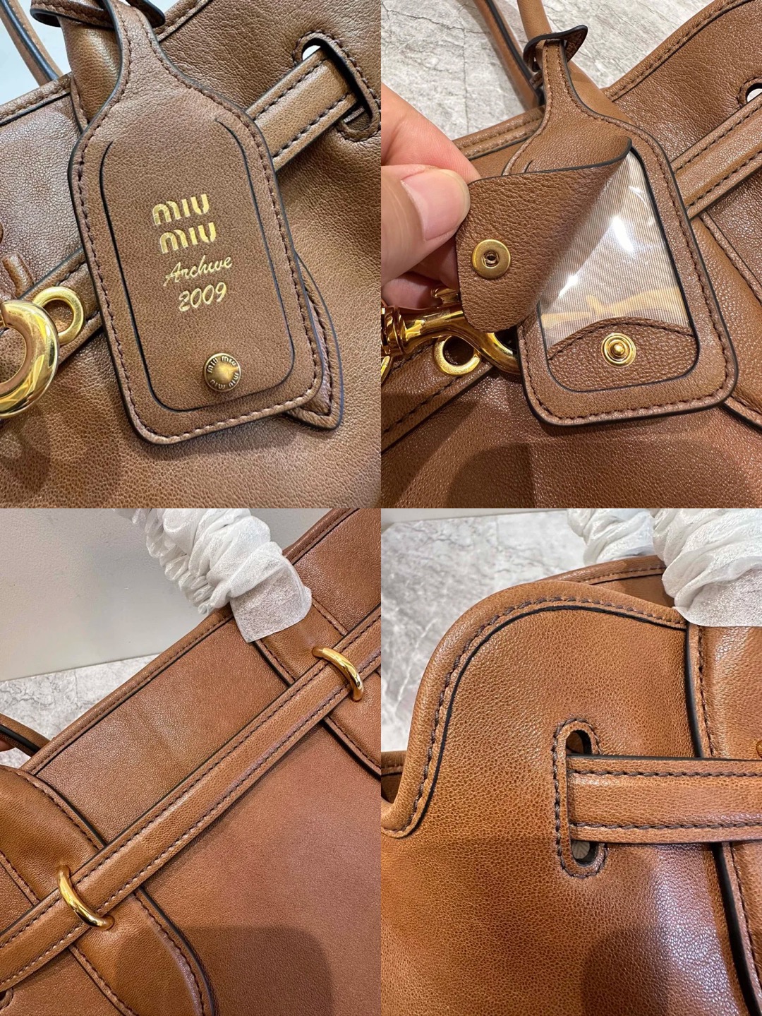 MIUMIU FROM THE RUNWAY Aventure nappa leather top-handle bag Medium - image 9
