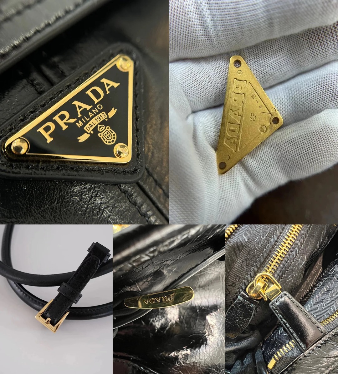 PRADA Bonnie medium leather handbag - image 11
