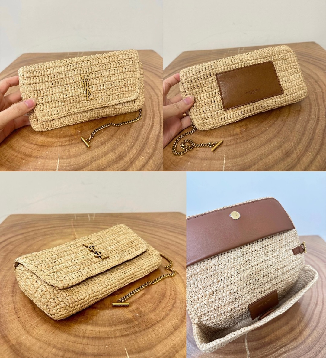 YSL ICARE IN RAFFIA Tote - image 8