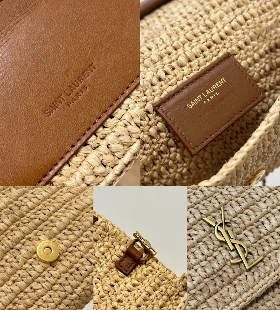 YSL ICARE IN RAFFIA Tote - image 9