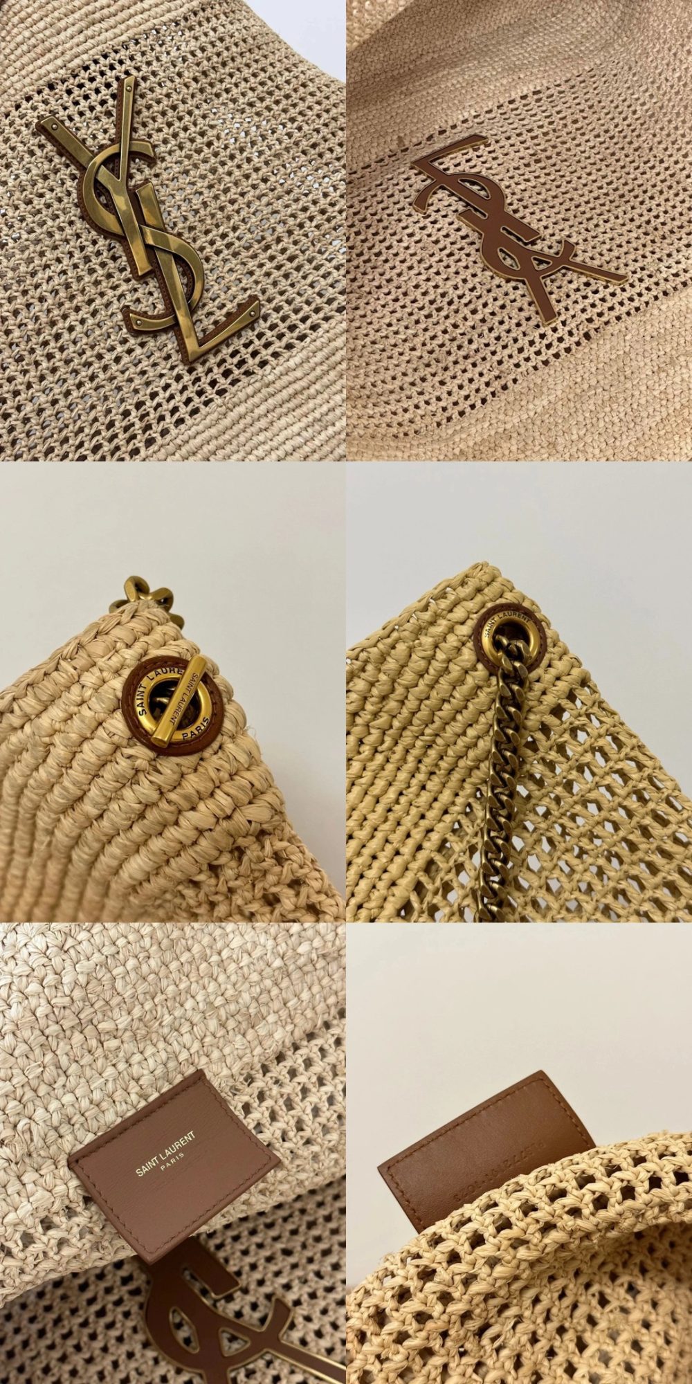 YSL ICARE IN RAFFIA Tote - image 7