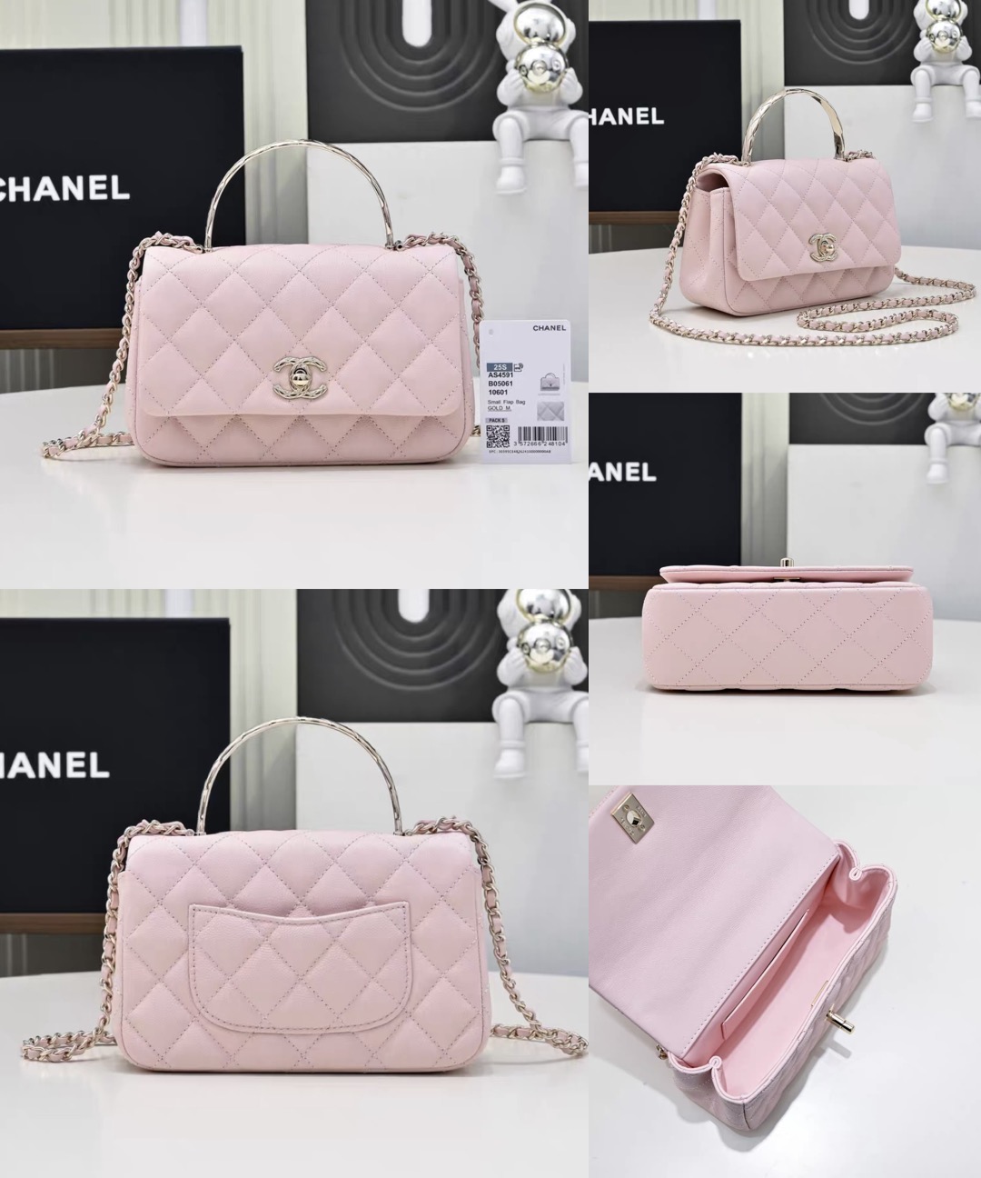 CHANEL 25S Cococrush handle handbag - image 9