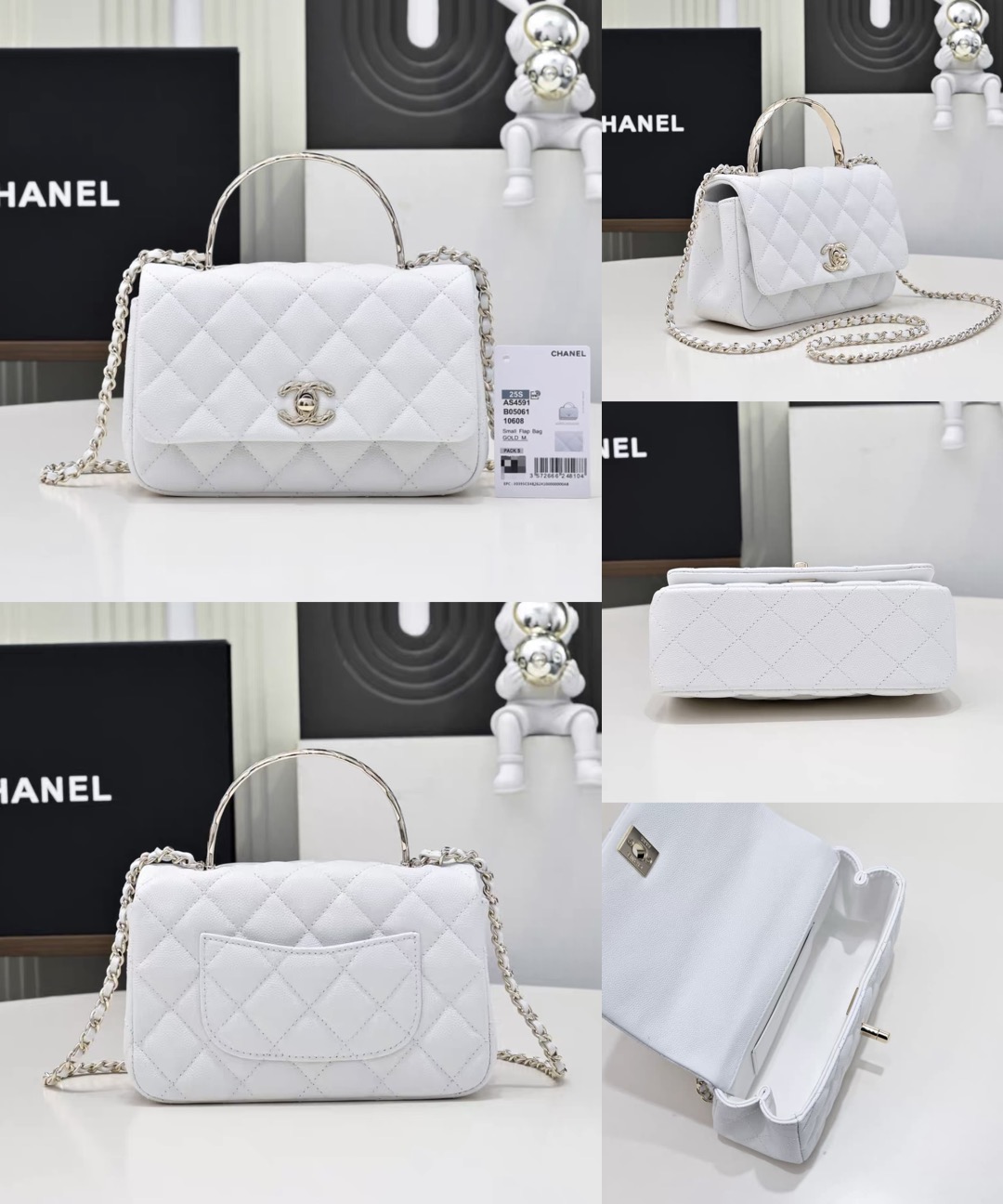 CHANEL 25S Cococrush handle handbag - image 10