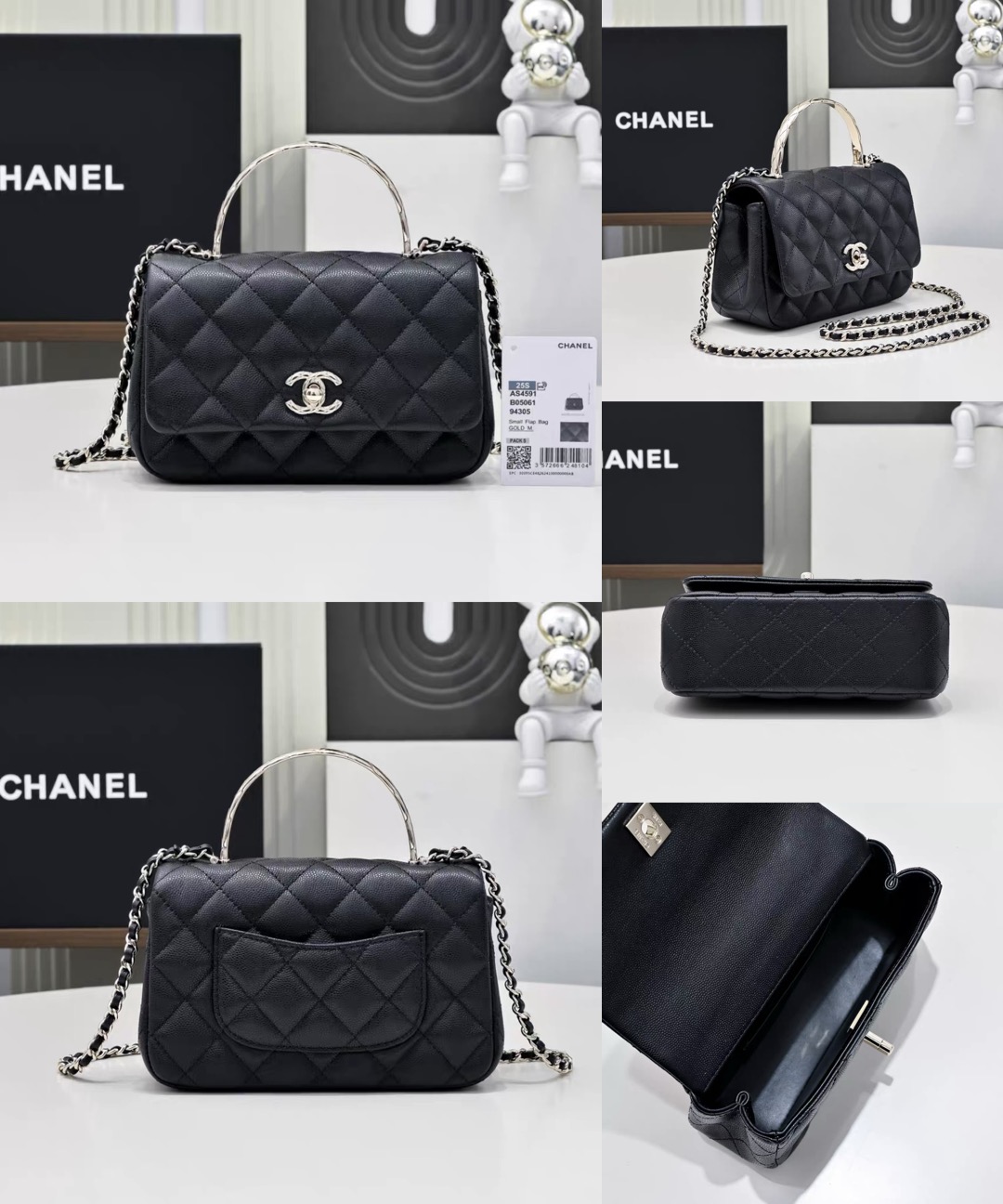 CHANEL 25S Cococrush handle handbag - image 11