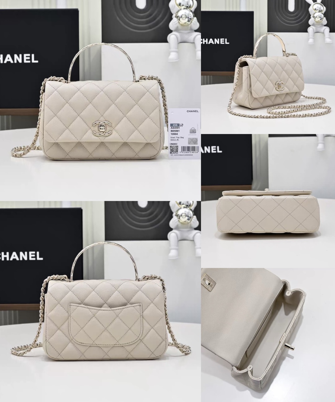 CHANEL 25S Cococrush handle handbag - image 12