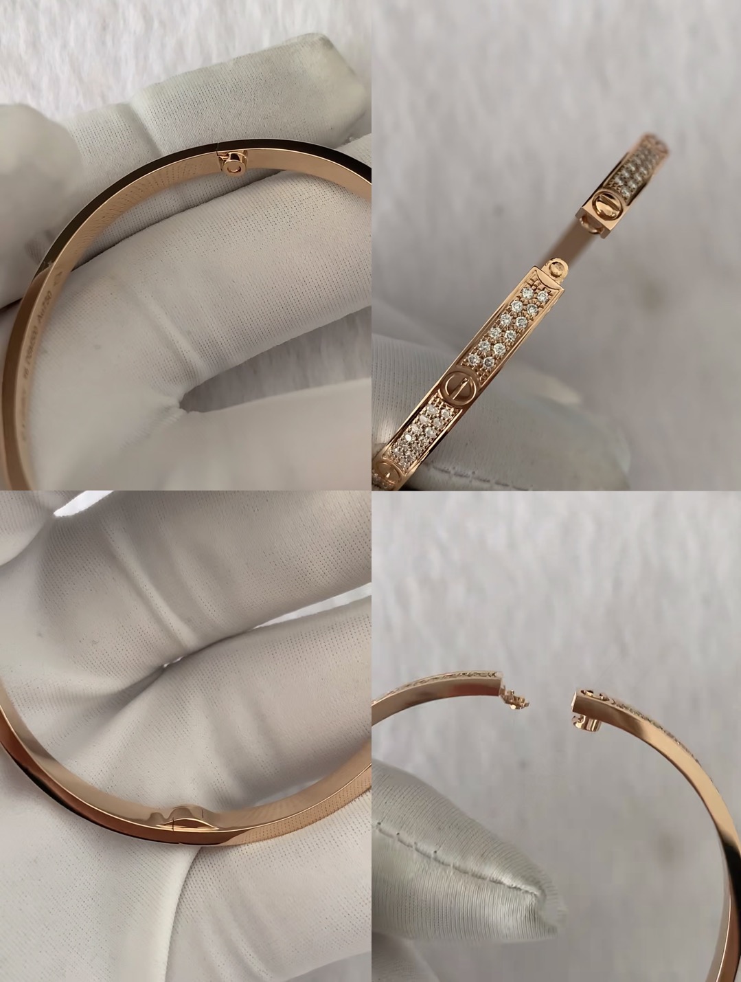 Cartier Love Bracelet Narrow version Full Paved - image 6