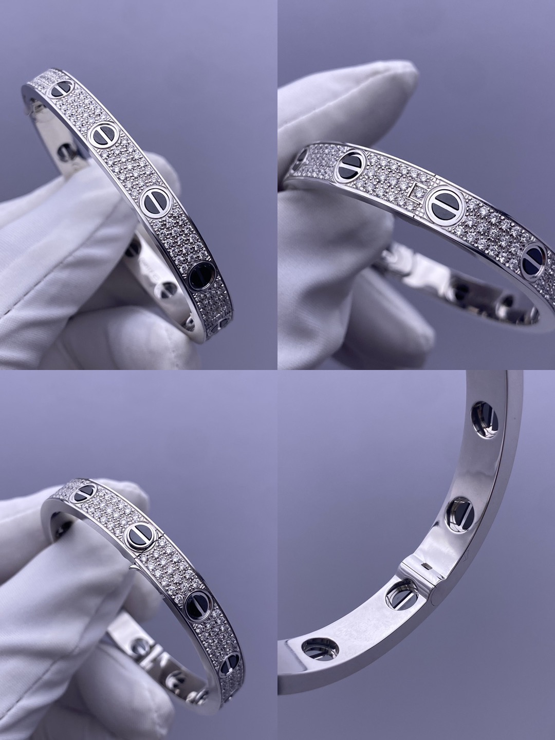 Cartier Love diamond-paved ceramic White gold - image 6