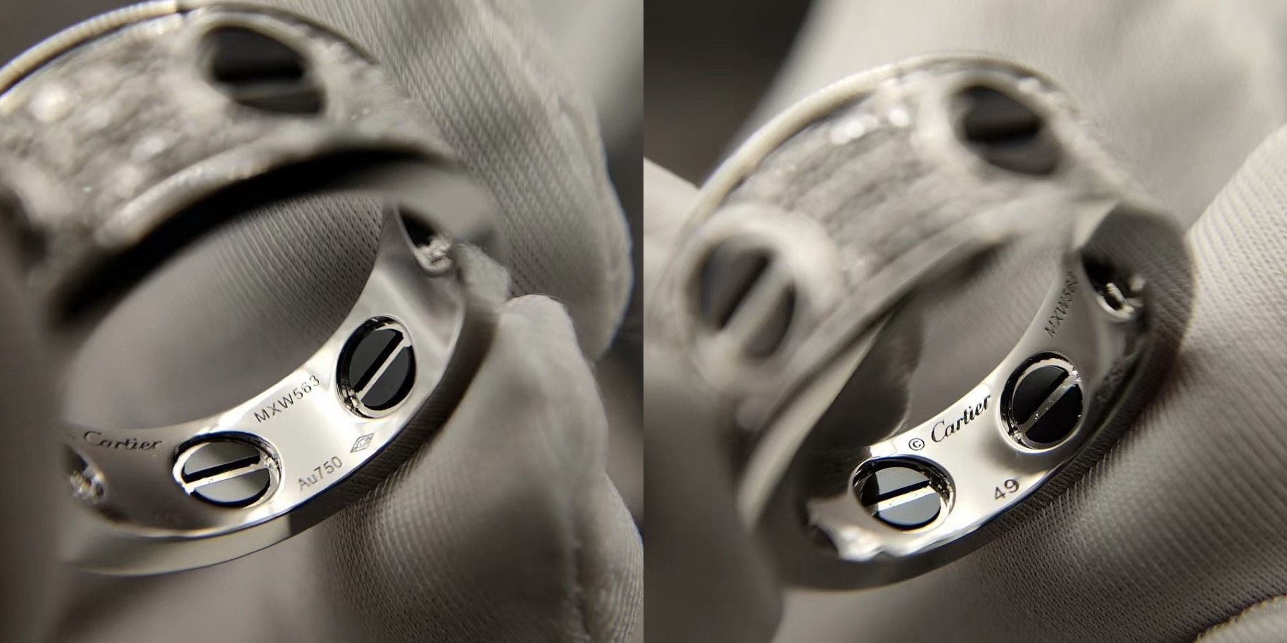 Cartier Love diamond-paved ceramic White gold - image 5
