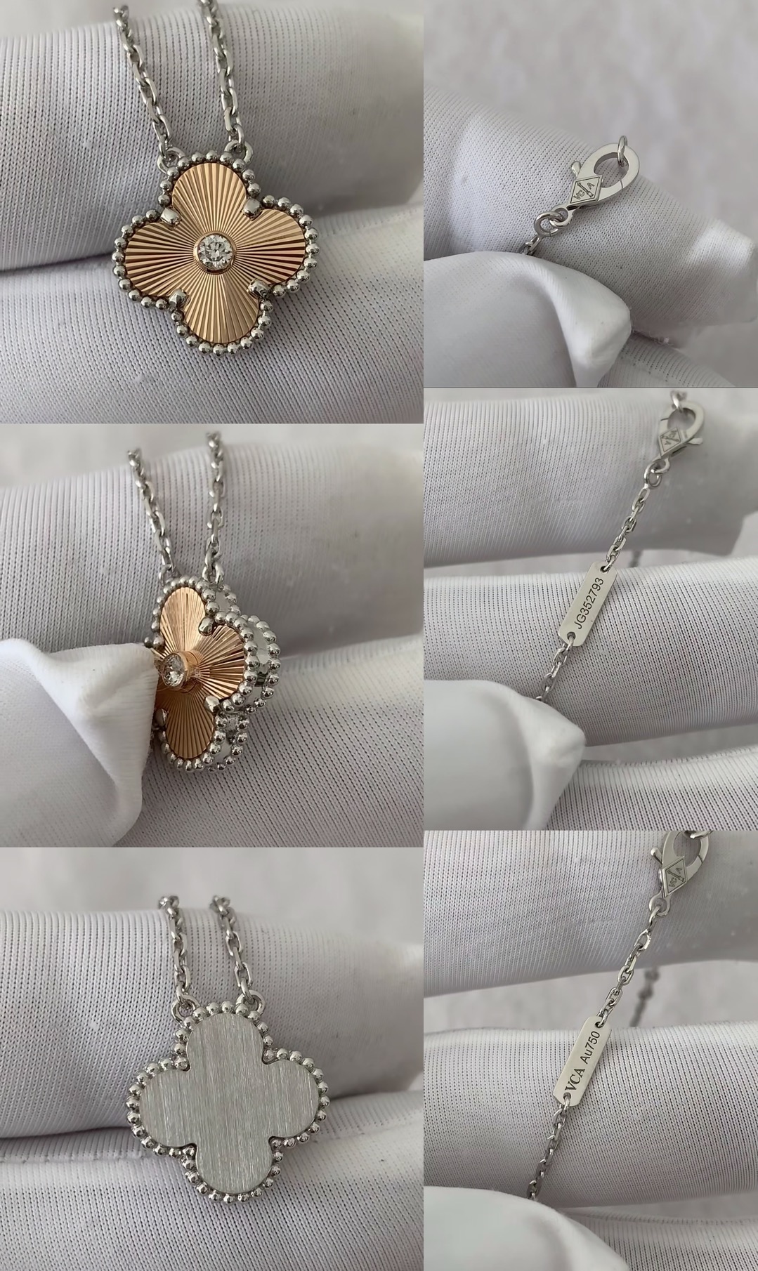 VCA Vintage Alhambra pendant-Christmas edition - image 5