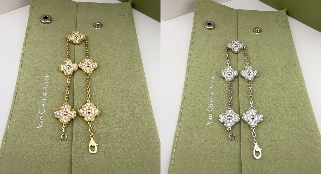 VCA Vintage Alhambra pendant- Full Diamonds - image 4