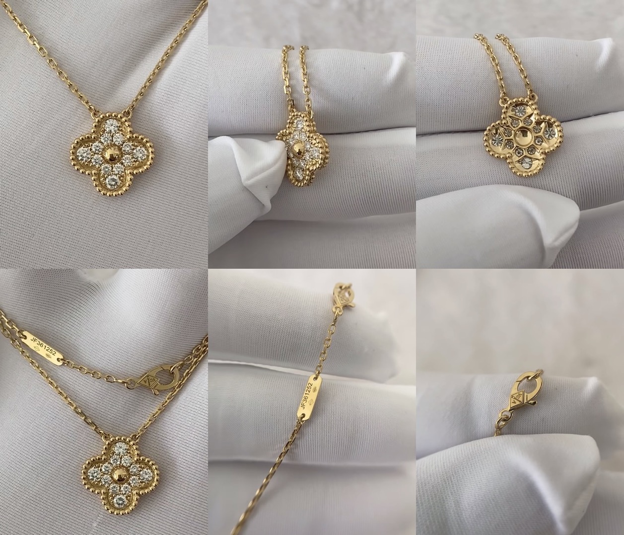 VCA Vintage Alhambra pendant- Full Diamonds - image 6