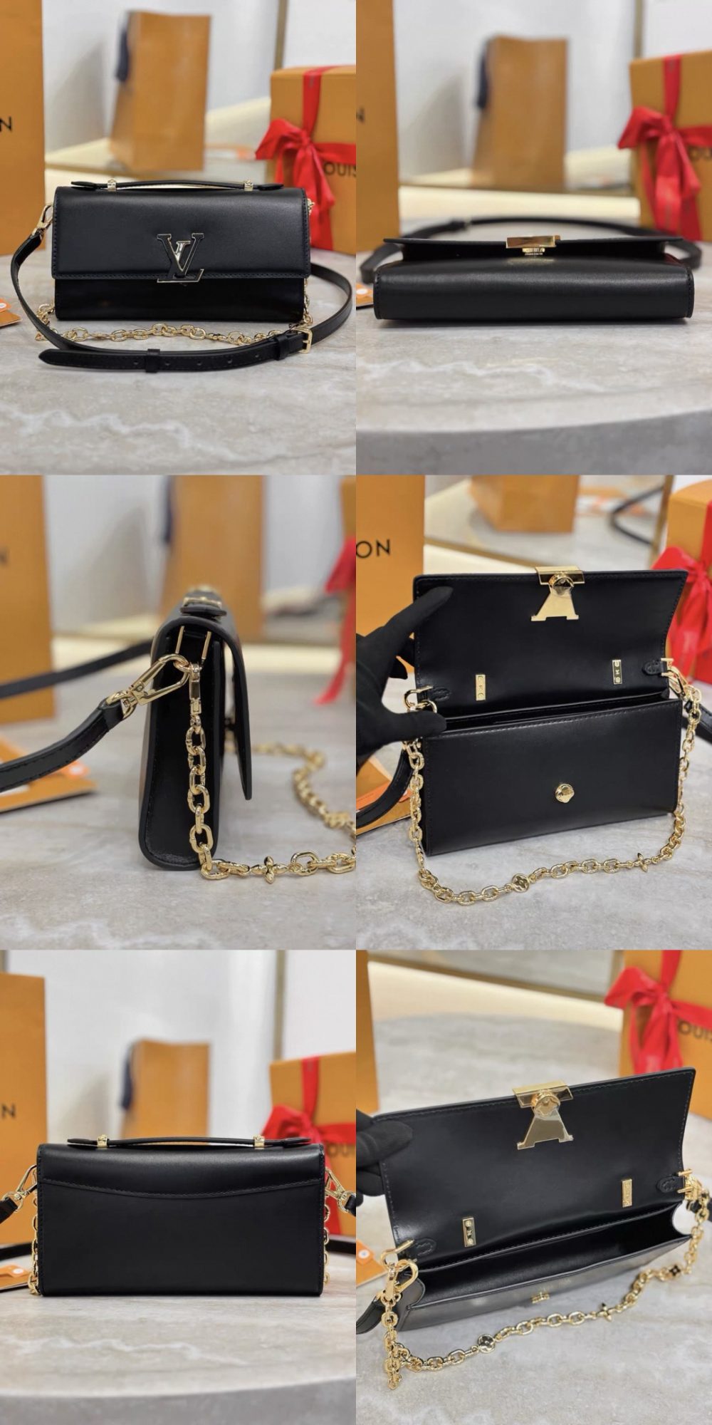 LV Wallet On Chain Capucines M12405 - image 10