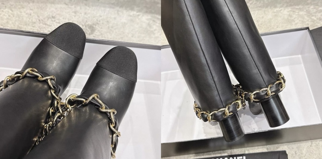 CHANEL High Boots Lambskin - image 7